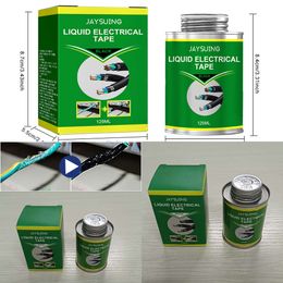 New 125Ml Waterproof Liquid Insulating Tape Repair Rubber Electrical Wire Cable Paste Coat Fix Line Glue Fast Drying