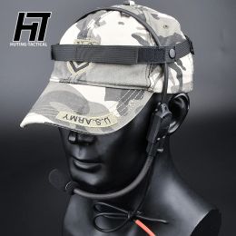 Accessories Tactical Bone Conduction Headset Mh180v Military Communication 7.0 Plug Kenwood Ptt Hunting Airsoft Signal Earphone Accessories