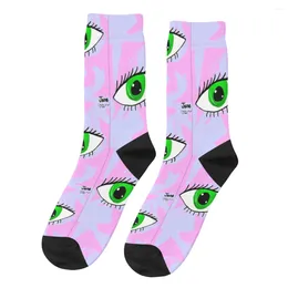 Men's Socks Eye Funny Vintage Alien Harajuku Crazy Crew Sock Gift Pattern Printed