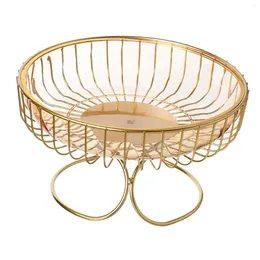 Party Decoration Metal Wire Fruit Bowl Countertop Home Storage
