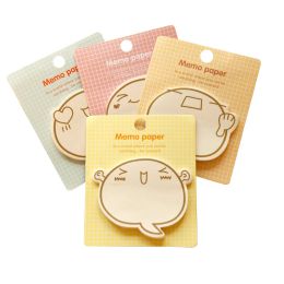 4 PCs/Lot Fighting Face Memo Paper süße Aufkleber Post Sticky Notes Kleber Memo -Pads Stationery Office School Vorräte