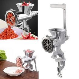 Heavy Duty Meat Mincer Grinder Durable Hand Operated Manual Sausage Filler Tool Multifunction Noodles Household Blender 240407