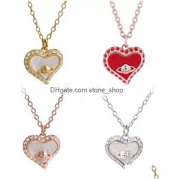 Pendant Necklaces West an Pearl Necklace Fl Of Diamond Earth Planet Jewellery Drop Delivery Pendants Dhwvh7333373
