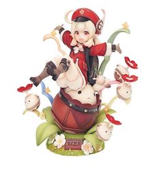 17cm Genshin Impact Klee Hibana Knight Anime Figure Paimon Action Figurine Collection Model Doll Toys 2201184505478