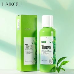 Toners LAIKOU Green Tea Face Tonic Hydration Smooth Facial Toner Skin Care AntiAcne Oil Control Moisturising Whitening Soften Skin