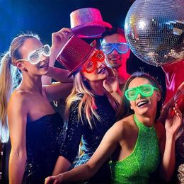 Party Decoration Neon Shutter Glasses Flashing Led Sunglasses Set 15 Pairs Vibrant Colour For Kids Birthday
