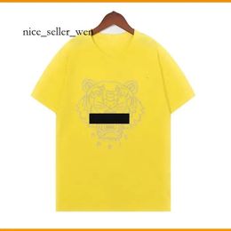 Kenzi T-Shirts Kz Shirt 24Ss Top Quality Couple Style Loose Summer Women Letters Cotton T-Shirt Loose Hip Hop Street Luxury Classic Asian Size S-2Xl 484