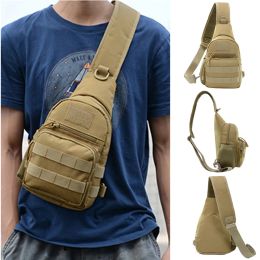 Packs Military Tactical Sling Bag Men Outdoor Hiking Camping Shoulder Bag Cycling Hunting Fishing Trekking Chest Sling Molle Backpack