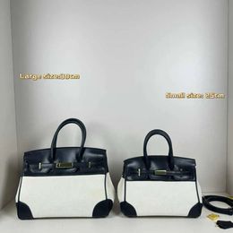 Canvas Tote Bag Laptop Designer Handbag For Women Mens Shoulder Messenger Bags Split Work Totes Luxury Briefcase