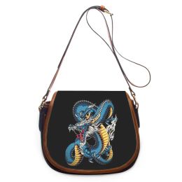 Bags Loong CHINA Chinese dragon 3D Print New Fashion Women Crossbody Bag Luxury Women Bags Zipper Shoulder Bag Women Shoulder Bag