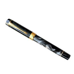 Pens Hot Jinhao Century 100 Fountain pen Black Sea Series Resin Galaxy writing ink pens students gift business office stationery