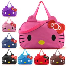 Bags Outing luggage bag cute cartoon travel bag handbag waterproof messenger bag canvas female bag