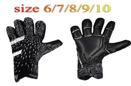 2022 4MM Men Kids Size Latex Professional Soccer Goalkeeper Gloves no Finger Protection Football Match Gloves5870771