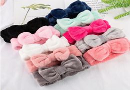 Cute Coral Fleece Soft Headband Cross Top Kont Hairband Elastic Hair Band For Women Girls Wash Face Tu With LCD Display Titanium P6214838