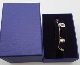 Luxury Jewelry Evil Eye Chain Symbolic Bracelets Charm Bracelet for Women Men Couples with Logo Brand Box Crystal Bangle Birthday Gift 5497668 Annajewel5129829