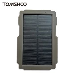 Cameras Tomshoo Trail Game Camera Solar Panel Kit 3000mAh 6V12V Rechargeable Solar Charger for Hunting Camera Hunting Acessories