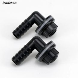 Aquariums 3/8" Thread to 14mm 90 Degree Elbow Drainage Connector Aquarium Fish Tank Drain Coupling Adapters Irrigation Water Pipe Joints