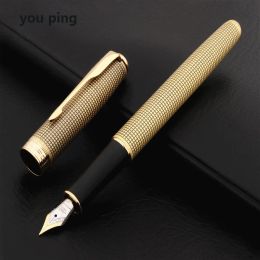 Pens Luxury Quality Jinhao 75 Metal Bronze Fountain Pen Financial Office Student School Stationery Supplies Ink Pens