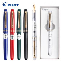 Pens 1pcs Japanese PILOT Fountain Pen 78G Upgraded Version FP78G 22k Goldplated Nib, Writing Smoothly for Students