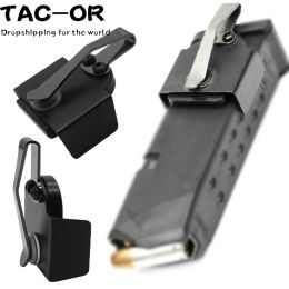 Accessories Tactical Heavy Duty Magnetic Pocket Magazine Holder Mag Standard Belt Holster Clips for Hunting Airsoft Pistol 9mm / .40 S&w