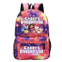 Backpacks Cartoon Gabby's Dollhouse School Bags Children Casual Backpack Teenage Girls Bookbags Gabbys Dollhouse Backpacks Travel Daypack