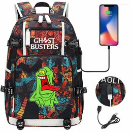 Backpack The Ghost Buster Schoolbag Travel Notebook Laptop Bags For Kids Students