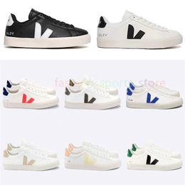 2024 Fashion French Brazil Green Low-carbon Life V Organic Cotton Flats Platform Sneakers Women Casual Classic White Designer Shoes Mens Loafers 36-45 v6