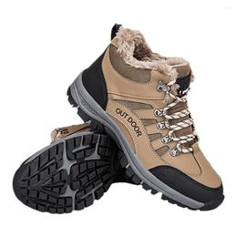 Fitness Shoes Mens Trekking Boots Non Slip Winter Hiking Climbing Waterproof Lightweight For