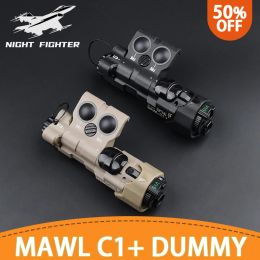 Scopes Tactical New MAWL C1 Dummy Battery Case Nylon Box hunting outdoor Airsoft weapon rifle laser model MAWL for CR123A 16340 Battery