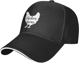 Ball Caps Chicken Mama Snapback Cap Funny Casquette Adjustable Baseballcaps Women Sports