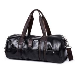 Bags Brand Vintage Retro Leather Men Travel Bag Casual Luggage Overnight Handbag Designers Large Capacity Duffle Bag Male Weekend Bag