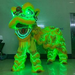 Stage Wear LED Lion Amusement Park Performance Dance Props Chinese Traditional Festival Double Light South Costume Suit