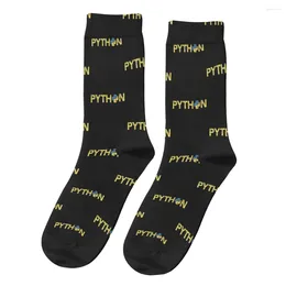 Men's Socks Python Programmer Retro For Men Shopping 3D Print Boy Girls Mid-calf Sock