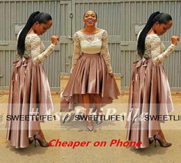 Real Image Pretty Lace Elastic Satin A Line Party Prom Dresses 2020 African Nigerian Turkish Long Sleeves Pageant Gowns8621709