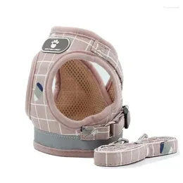 Dog Apparel Pet Cat Reflective Carrying Breast Straps Breathable Vest-style Leash Supplies