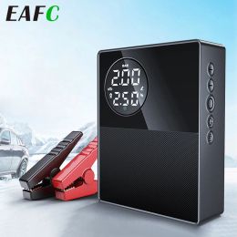 Car Jump Starter 2 In 1 Pump Air Compressor 1000A Starting Device Power Bank 12V Digital Tyre Inflator 150PSI For Car Ball