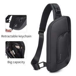 Backpacks BANGE Men Chest Bag New Design korean Multifunction Waterproof Antistain Big Capacity Travel Portable Crossbody Bag Sling Bags