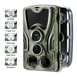 Cameras Hc801a Hunting Trail Camera Night Vision Wild Game Night Animal Thermal Photo 20mp Wildlife Surveillance Camera Photo Trap Hunt