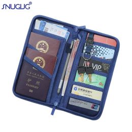 Holders SNUGUG Business Passport Cover Waterproof Travel Document Cover Organiser Brand Women Cardholders 2020 Men Card Holder Wallets