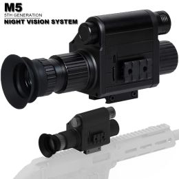 Cameras MEGAOREI Night Vision Moncular 850nm Laser IR Night Vision Riflescope 1080P HD Digital Scope Multifunction Hunting Camera Sight