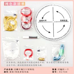 Accessorio Geomancy Qixi Festival Flat Dragon Scala Knot Stropia Lucky Koi Bracciale Materiale Braccia Capelli