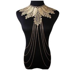 Pendant Necklaces Lace Body Jewellery Chain Necklace012341046374