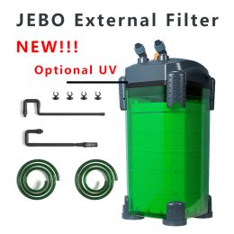 Heating New Jebo Philtre Fish Tank Philtre Fast Water Purification Uv Philtre Bucket Grass Tank Philtre Cartridge External Philtre Bucket