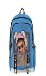 Bad bunny Merch Backpack Bags Children Boys Girls Schoolbag Oxford Sports Laptop Bags9923669