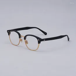 Sunglasses Frames Lemtosh-mac Vintage Frame Women High Quality Eyewear Acetate UV400 Sun Glasses