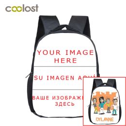 Bags Customized Mini School Backpack For Teenagers Customize Your Photo Kids Small Diaper Bag Backpacks Kids School Book Bag Gift Bag