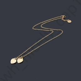 Womens Tiffanybead Necklace Necklace Designer Jewellery Chains Pendant Steel Charm Anniversary Gift For Women Gold Plated Tiffanyjewelry 932