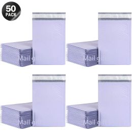 Bags 50pcs Mailer Poly Bubble Padded Mailing Envelopes Lavender Purple Bubble Mailer for Packaging Self Seal Shipping Bag Bubble Pad