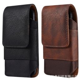 Cowhide Pattern Patch work Waist Bag for IPHONE 14 13 12 11 PRO MAX XR X 876 S22