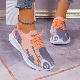 Casual Shoes Women Fashion Woven Mesh Breathable Sports Coloured Lightweight Comfortable Loafers Sapatilhas Mulher